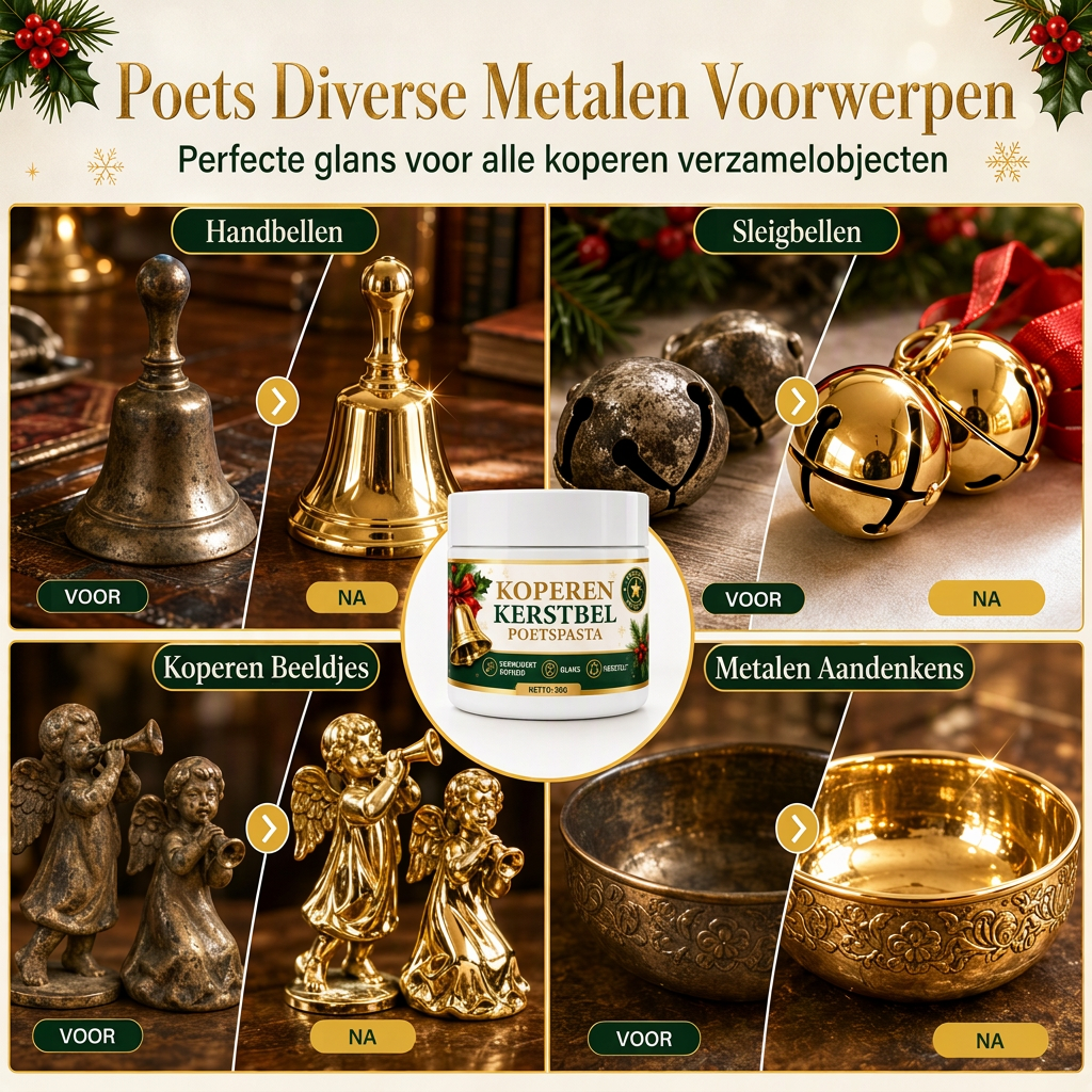 Messingbel en Koper Poetscrème voor Het Verwijderen van Aanslag en Oxidatie