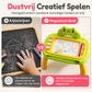 🔥50% korting🎨 Magnetisch Tekentafel voor Kinderen: 4-Kleurig Scherm, Geen Rommel, Ombouwbaar, Veilige Bevestigingskoord