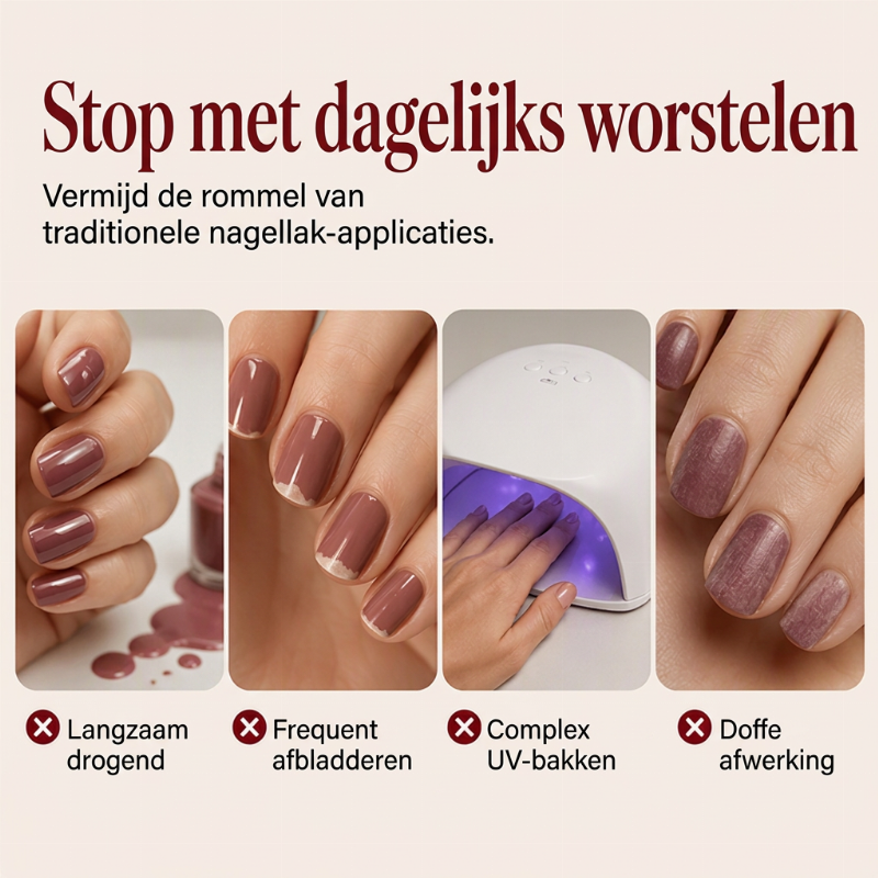 Sneldrogende Metallic Nagellak