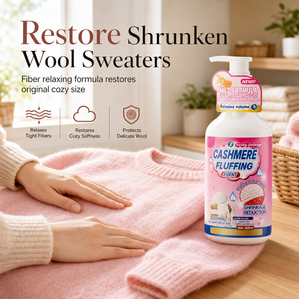 🧶 Wasverzachter voor Wol en Kasjmier