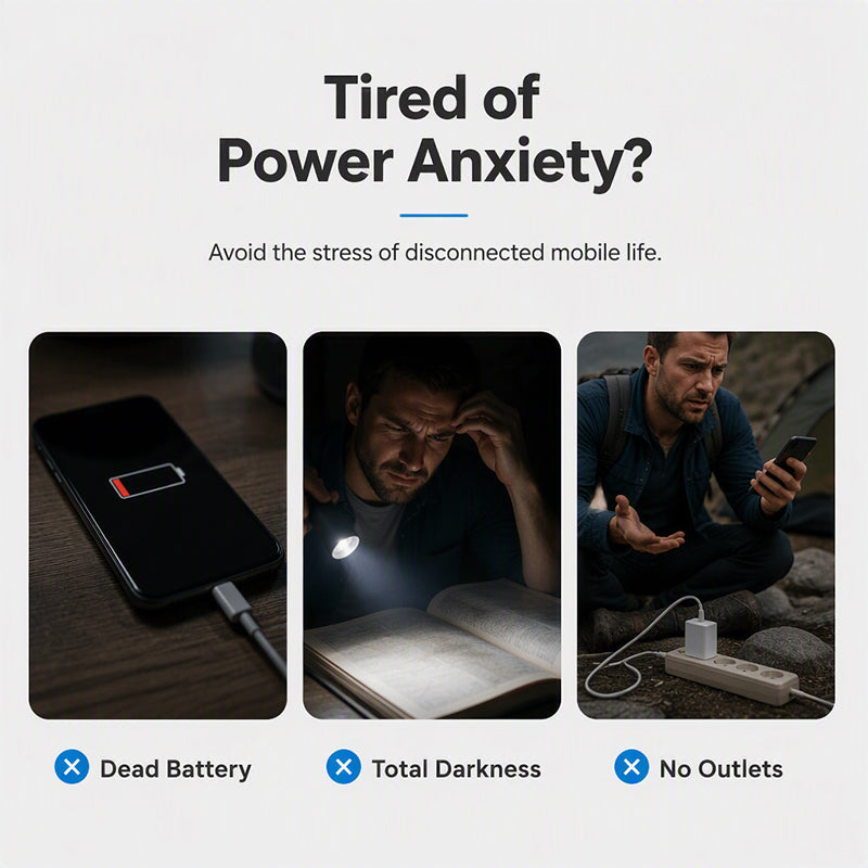 🔋 Noodlader op AA-Batterijen