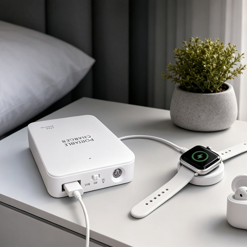 🔋 Noodlader op AA-Batterijen