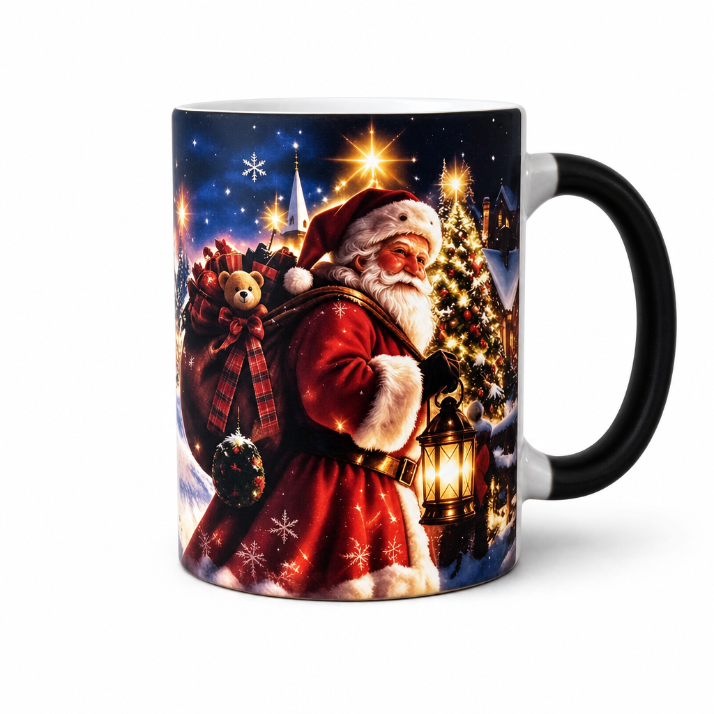 📢📢 50% KORTING !! ⏰Warmtegevoelige kerstmanmok—Zie hem verschijnen bij elke warme slok!