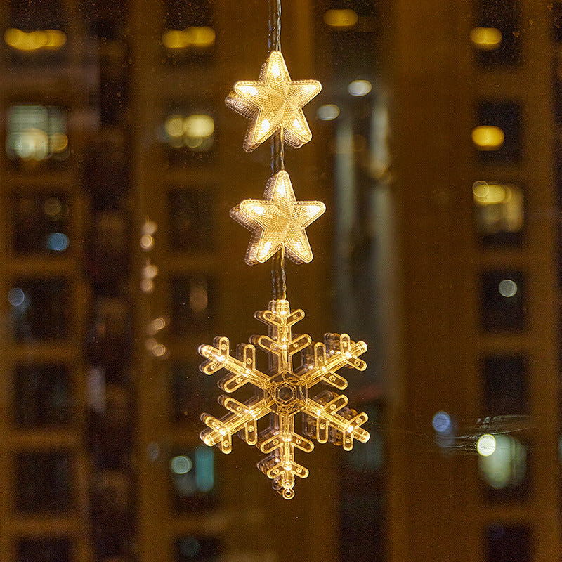 🎄 Kerstraamverlichting met Zuignappen
