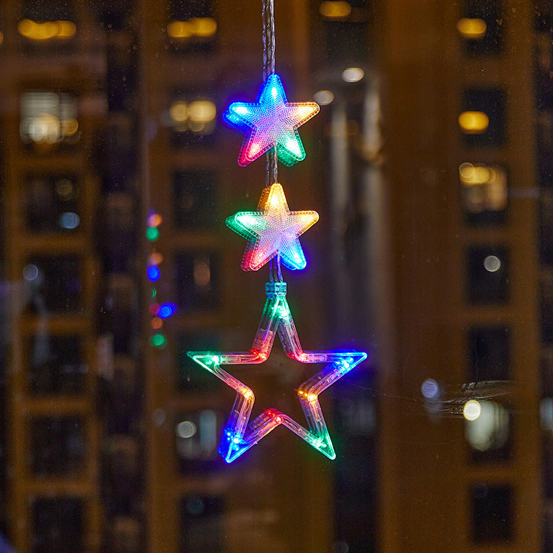 🎄 Kerstraamverlichting met Zuignappen