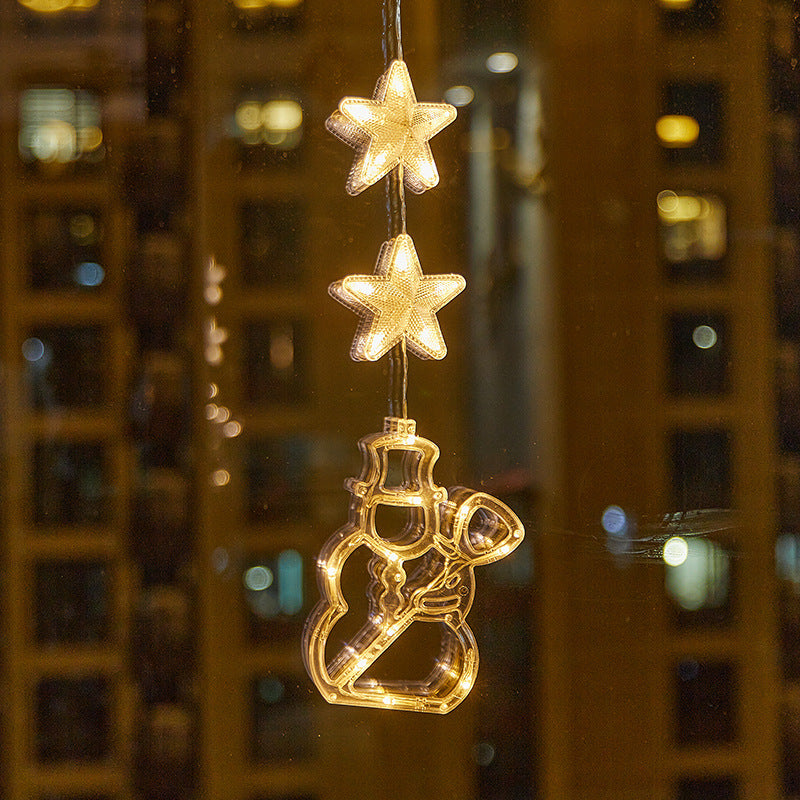 🎄 Kerstraamverlichting met Zuignappen