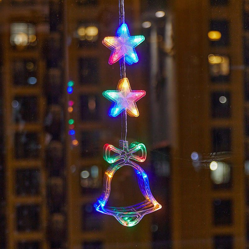 🎄 Kerstraamverlichting met Zuignappen