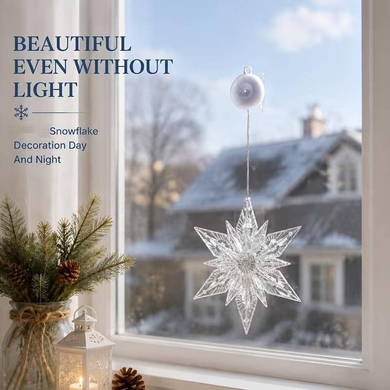 🎄 Kerstraamverlichting met Zuignappen
