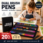 Wasbare acrylmarkers met twee punten en laagtechniek