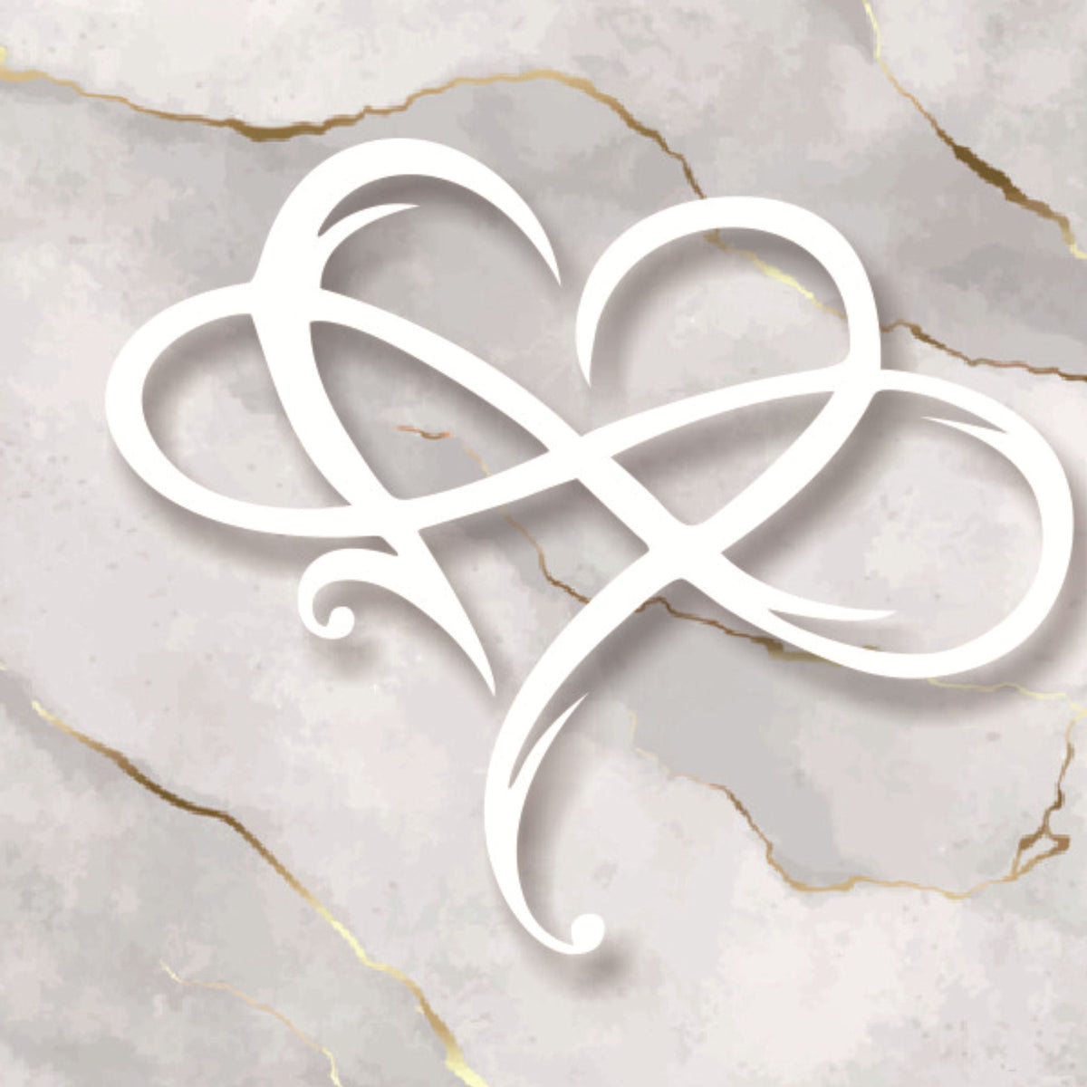 Infinity hart wand decoratie™ | Het symbool van de eeuwige liefde