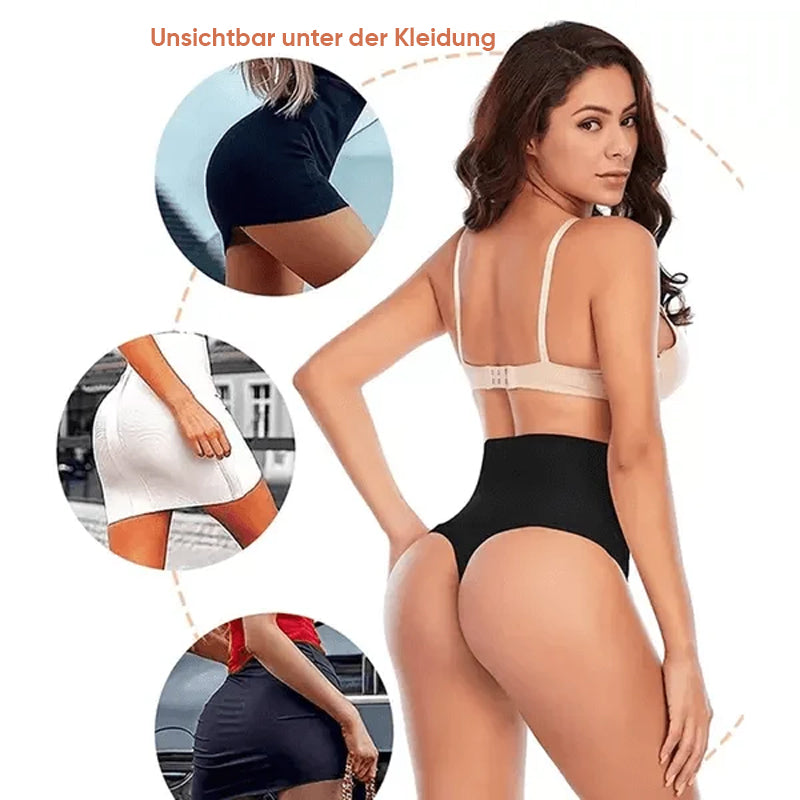Naadloze buikspierbroek met hoge taille（een plus een gratis）