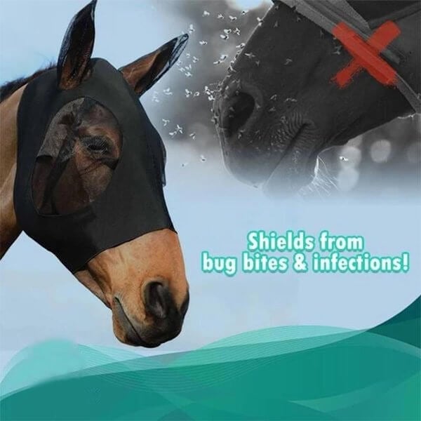 Paardenmasker Antivlieggaas