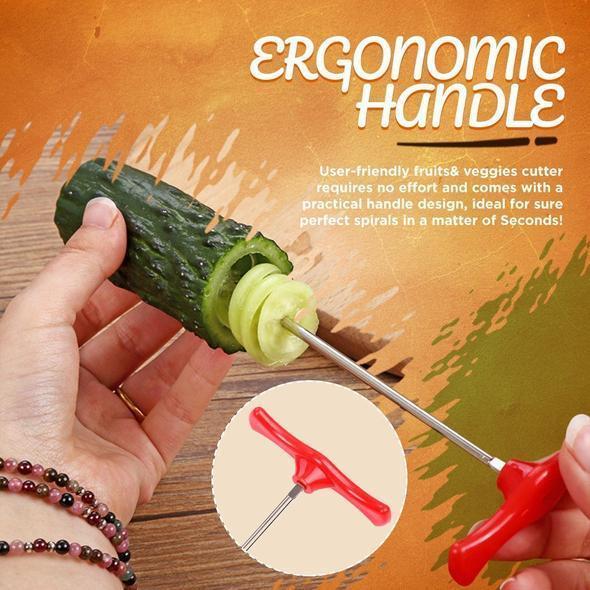 (Vroege kerstverkoop - 49% korting) Spiraalvormig fruitmes