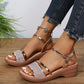 Vrouwen Casual Hoge Hak Comfortabele Instap Sandalen