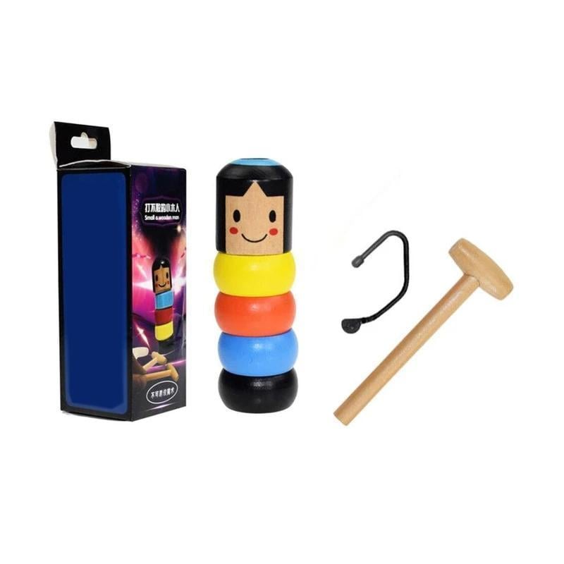 🔥Grote uitverkoop🔥-Unbreakable Wooden Man Magic Toy