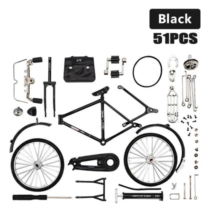 (Early Christmas Sale- BESPAAR 48% UIT)-DIY Fiets Model Schaal