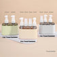 Mini-shampoodispenser draagbare reisflessenset