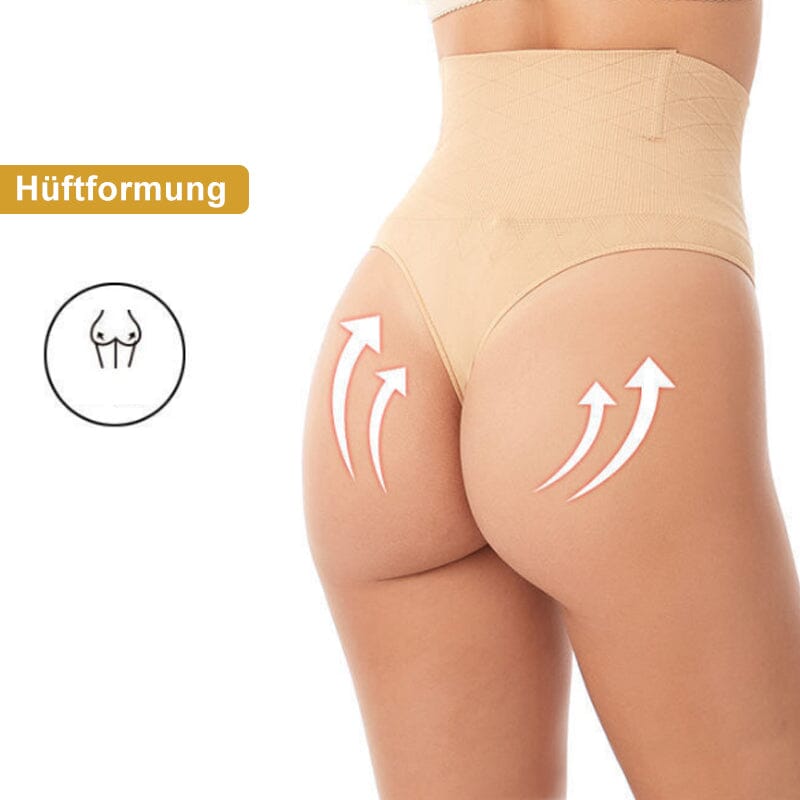 Naadloze buikspierbroek met hoge taille（een plus een gratis）