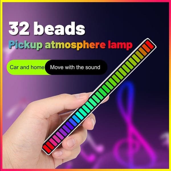 Draadloze Sound Activated RGB Light Bar-?Koop meer, bespaar meer?