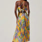 Club Chic Casual Pleated Print Dress