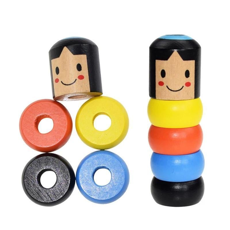 🔥Grote uitverkoop🔥-Unbreakable Wooden Man Magic Toy