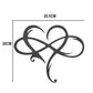 Infinity hart wand decoratie™ | Het symbool van de eeuwige liefde