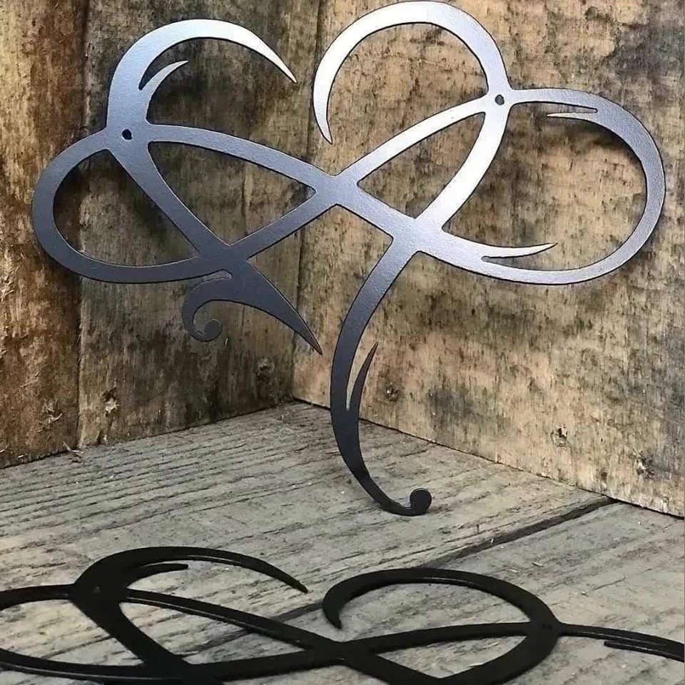 Infinity hart wand decoratie™ | Het symbool van de eeuwige liefde
