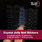 Mysterieuze Kattenogen Kunstnagels met Nagellijm stickers (24 stuks)
