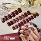 Mysterieuze Kattenogen Kunstnagels met Nagellijm stickers (24 stuks)
