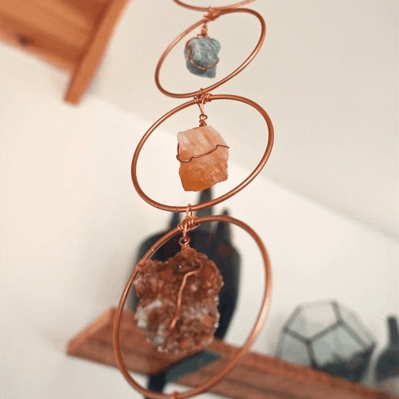 ?Mother's Day Promotion -75% OFF? Raw Crystal 7 Chakra Gemstone Wall Decor
