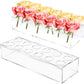 Helder acryl bloemenvaas