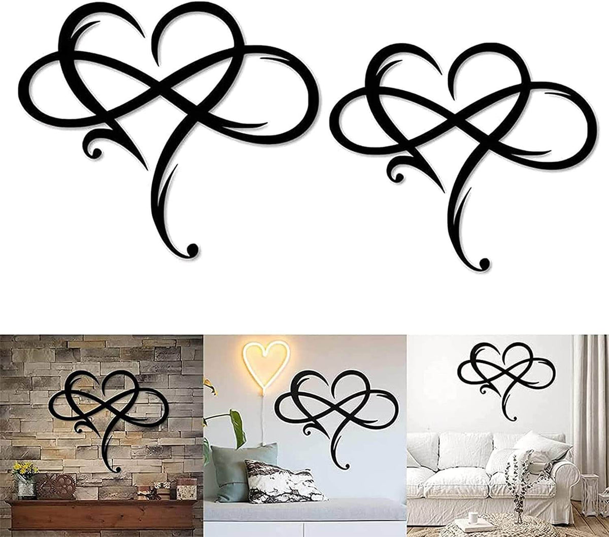 Infinity hart wand decoratie™ | Het symbool van de eeuwige liefde