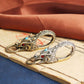 Vintage Draakkop Sleutelhanger