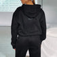 Losse casual trainingspak met capuchon