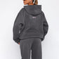 Losse casual trainingspak met capuchon