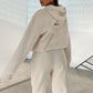 Losse casual trainingspak met capuchon