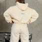 Losse casual trainingspak met capuchon